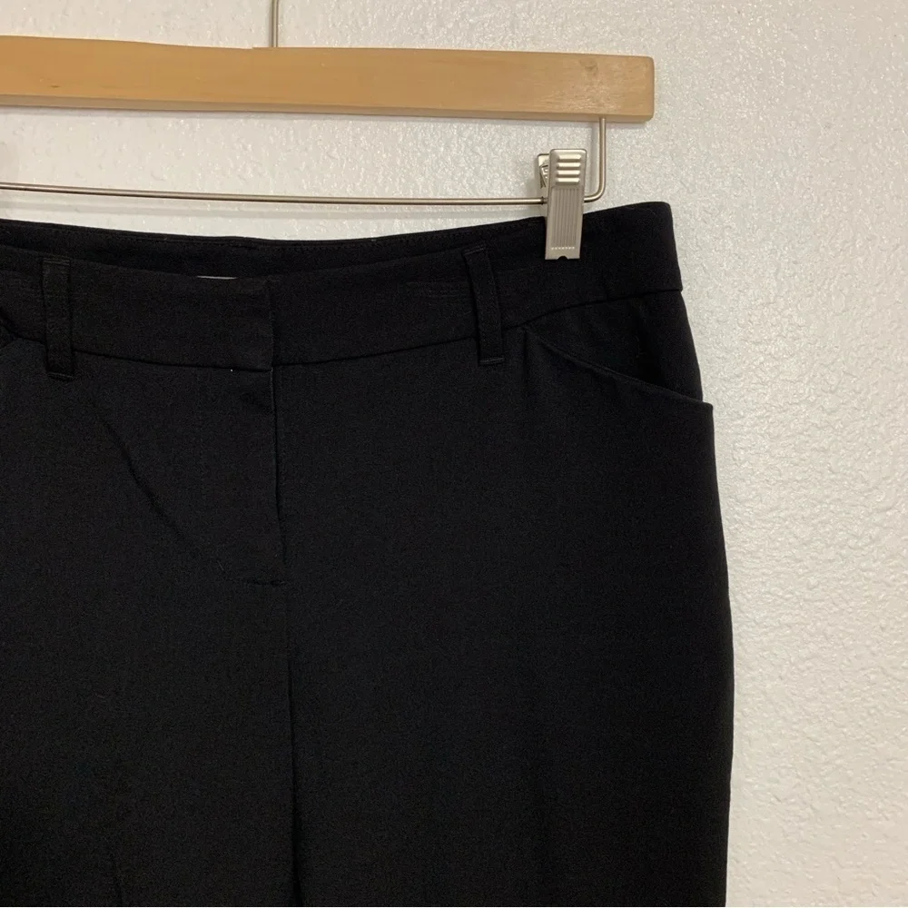 Maurices Solid Black Dress Pants Office Career Wear Size 4 Short